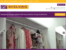 Tablet Screenshot of ozshelving.com.au
